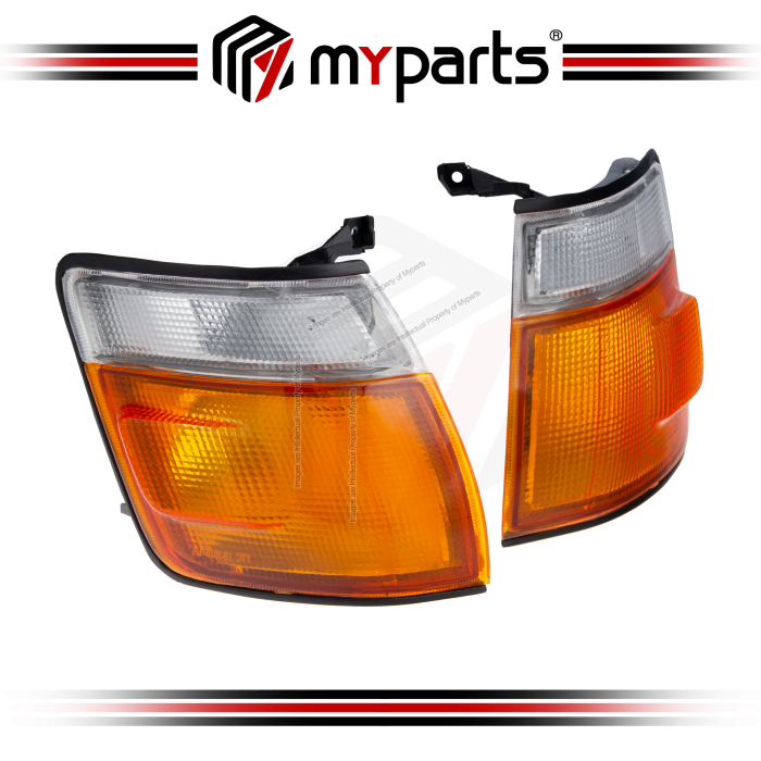 TYC Fits Toyota Unser KF80 Series 1 | 1996~2000 Corner Lamp Corner Light Turn Indicator Lampu Signal Tepi | Pair LH Left + RH Right