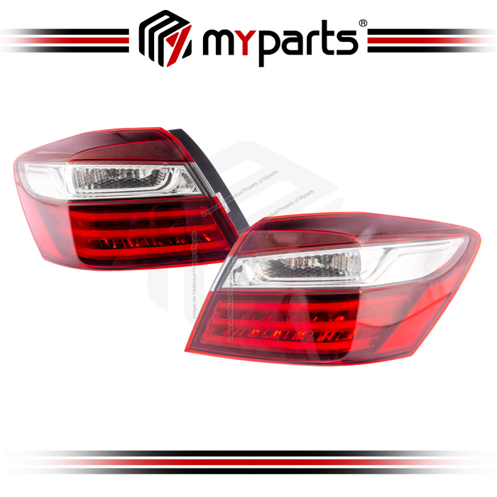 TYC Taiwan Honda Accord CR T2A Facelift 2016~2019 Outer Tail Lamp Tail Light Rear (LED) Lampu Belakang | Set LH Left Hand Side + RH Right Hand Side