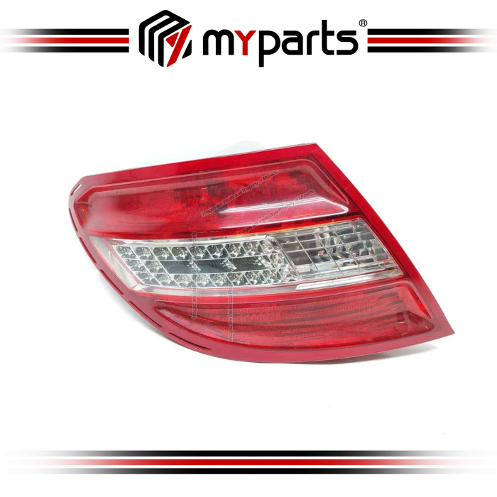 TYC Fits Mercedes Benz C Class W204 Sedan 2007~2011 Classic Elegance | Taillight Tail Light Rear Lamp LED | LH LHS Left Hand