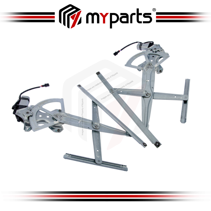 Myparts Mitsubishi Pajero Sport PB KG KH 2009~2015 (With Motor) FRONT Power Window Gear Regulator | Pair LH Left (Passenger) + RH Right (Driver)