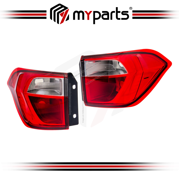 TYC Ford Ecosport 2013 - 2016 Taillamp Tail Lamp Tail Light Taillight Rear Outer | Pair LH Left Hand (Passenger) + RH Right Hand (Driver)