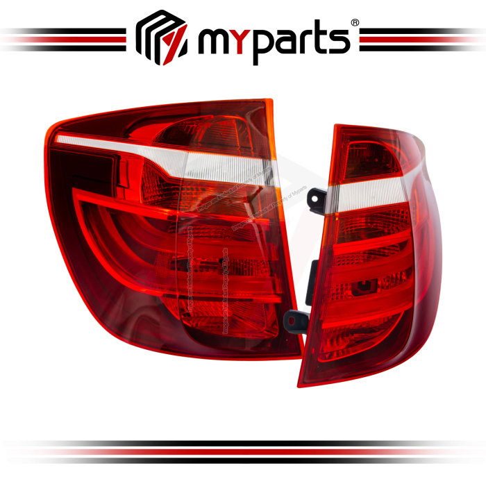TYC BMW X3 F25 2010~2017 (With LED) Outer Body Taillamp Tail Lamp Taillight Tail Light Rear | Pair LH Left (Passenger) + RH Right (Driver )