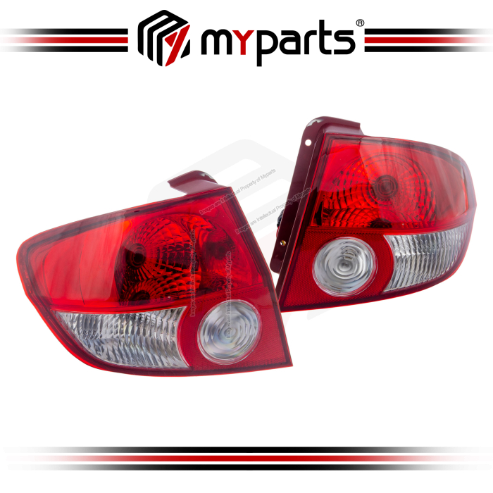 Myparts Hyundai Getz 2002~2005 Tail Lamp Tail Light TailLamp Taillight Rear Lamp | Pair LH LHS Left (Passenger) + RH RHS Right (Driver)