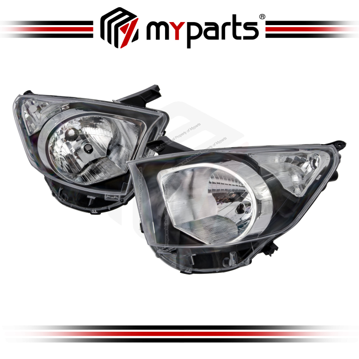 TYC Perodua Axia 2014-2016 (G Spec) Head Lamp Headlight Headlamp Lamp Lampu Depan | Pair LH Left Hand (Passenger) + RH Right Hand (Driver)