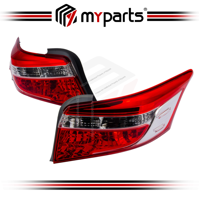 TYC Toyota Vios NCP150 KELI 2013-2016 Taillamp Tail Lamp Taillight Tail Light Rear Lamp | Pair LH Left Hand + RH Right Hand