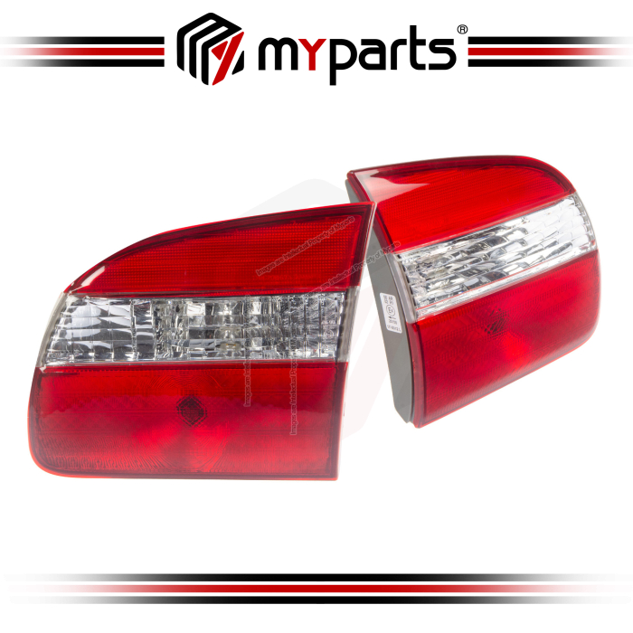 TYC Fits Toyota Corolla SEG AE110 AE111 1998-2001 | Taillight Tail Inner Trunk Boot Light Rear Lamp | Pair of LH LHS Left Hand + RH RHS Right Hand