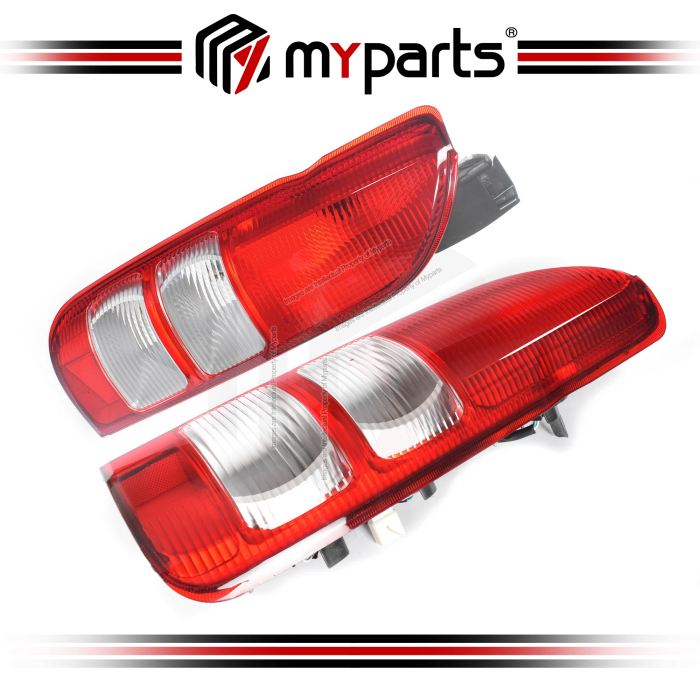 TYC Fits Toyota Hiace Van H200 Series 2005~2019 | Taillight Tail Light Rear Lamp | Pair Of LH LHS Left Hand + RH RHS Right Hand