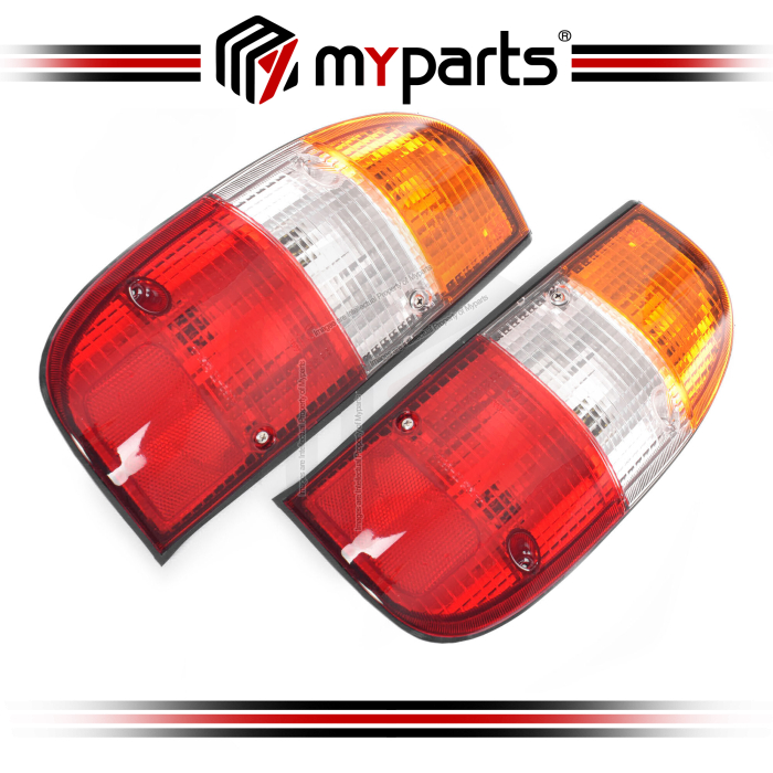 TYC Fits Ford Ranger Ute PH Series 2002~2006 | Taillight Tail Light Rear Lamp | Pair of LH Left Hand (Passenger Side) + RH Right Hand (Driver Side)