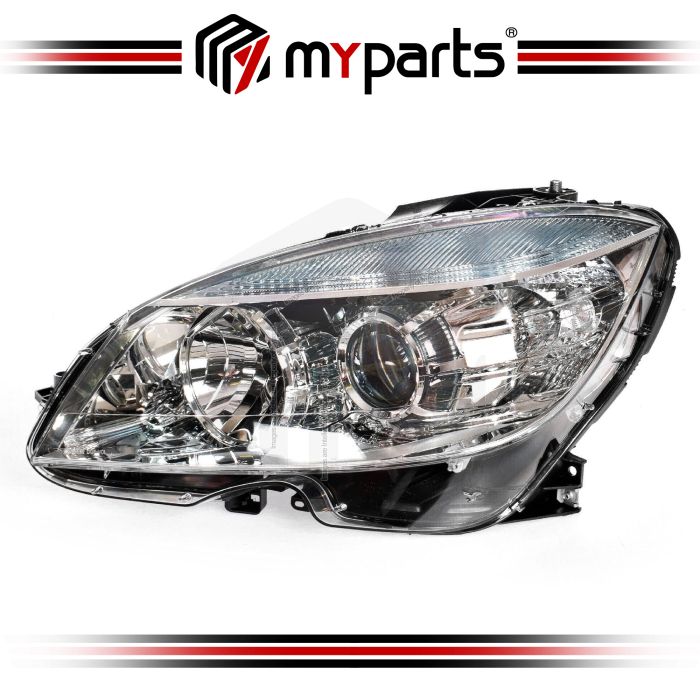 TYC Fits Mercedes Benz C Class Sedan Wagon W204 2007~2011 | Headlight Head Light Front Lamp (Halogen Type) | LH LHS Left Hand (Passenger Side)