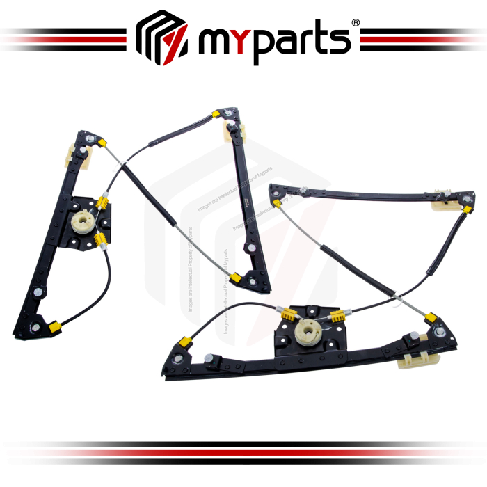 Myparts BMW 3 Series F30 2012~2019 (No Motor) Power Electric Window Gear Regulator | Pair LH Left Hand + RH Right Hand