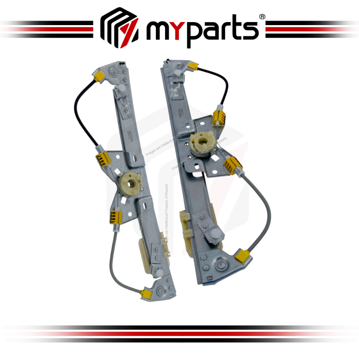 Myparts Fits BMW 3 Series F30 2012~2019 Rear Power Electric Window Gear Regulator (No Motor) | Pair LH Left Hand (Passenger) + RH Right Hand (Driver)