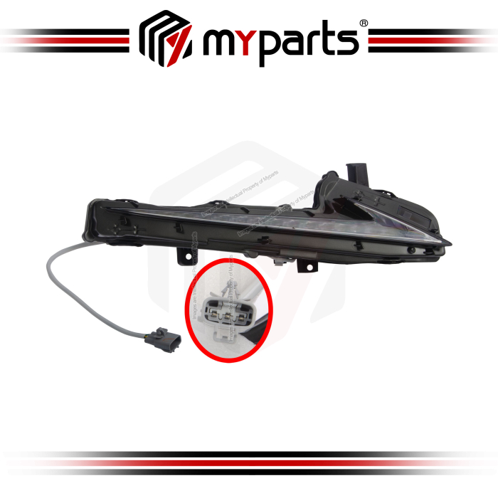 TYC Taiwan Lexus IS250 IS300 IS350 2013~2016 Full LED Daytime Front Running Light Lamp | RH Right Hand (Driver Side)