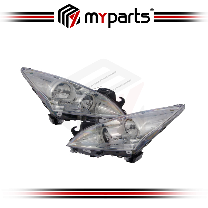 TYC Taiwan Peugeot 5008 T87 Pre-Facelift 2009~2014 Headlamp Head Lamp Front Headlight Head Light | Set LH Left Hand Side + RH Right Hand Side