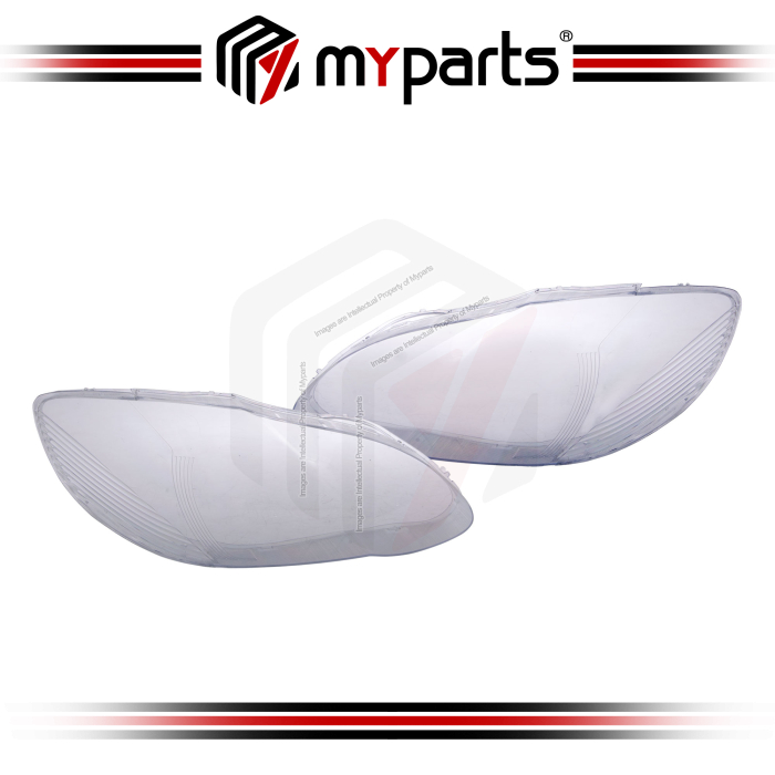 Myparts Toyota Corolla Altis ZZE120 Facelift 2003~2007 Head Lamp Light Lens Cover | Set LH Left Hand Side + RH Right Hand Side