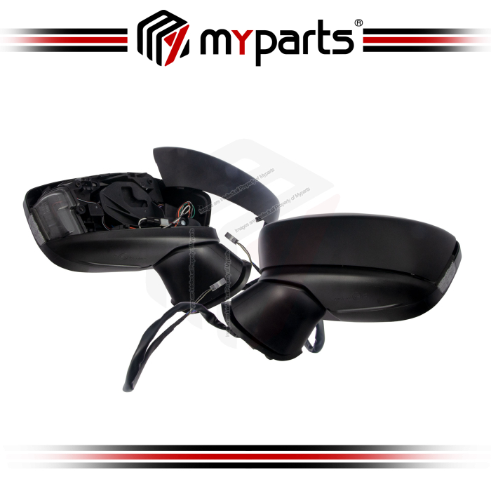 TYC Mazda 3 BM 2013~2016 Electric Power Side Door Mirror (Signal, Auto Flip, Blind Spot) | Set LH Left Hand Side + RH Right Hand Side