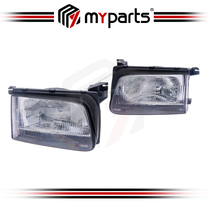 TYC Taiwan Isuzu Rodeo Invader TFR 1997~2000 (Frosted) Headlamp Head lamp Head Light Headlight | Set LH Left Hand Side + RH Right Hand Side