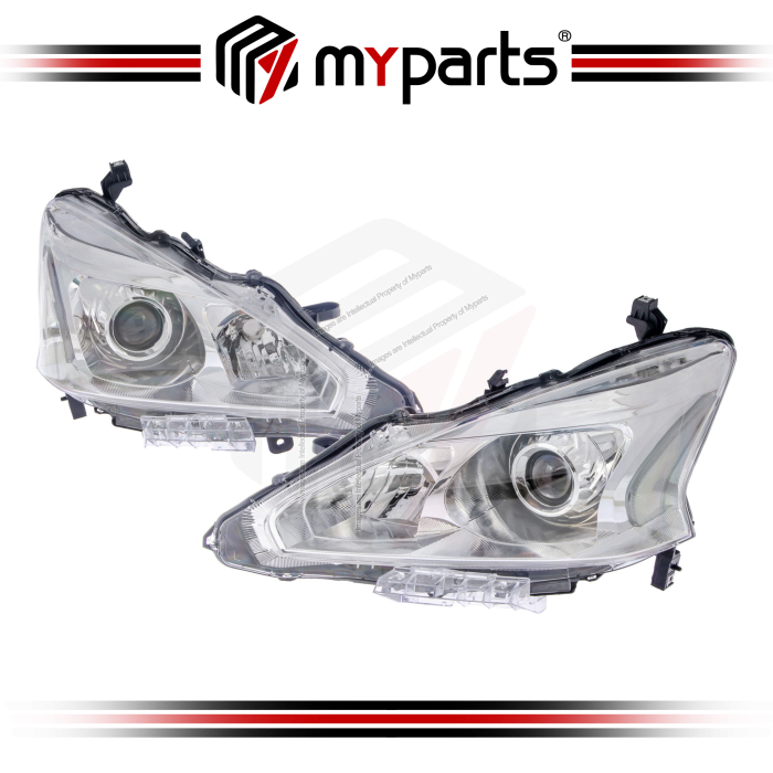 Myparts Fits Nissan Teana L33 Series 2014~2018 | (Halogen) Headlamp Head Lamp Headlight Head Light | LH Left Hand (Passenger Side)