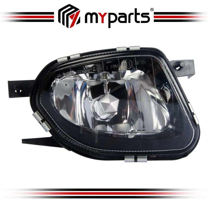 TYC Fits Mercedes Benz E Class Sedan Wagon W211 2002~2006 | Foglight Fog Light Spot Lamp (Black, Not For AMG) | RH RHS Right Hand (Driver Side)