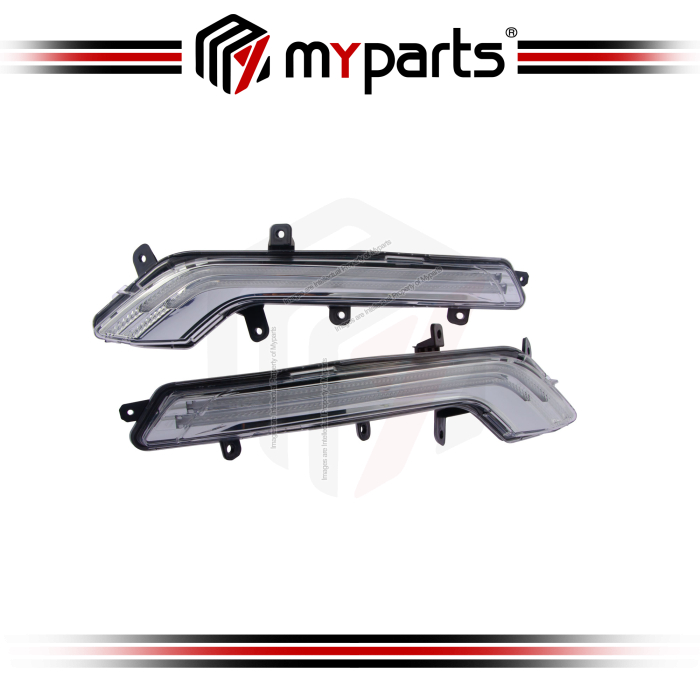 TYC Taiwan Peugeot 508 W23 Series 2015-2019 | Daytime Running Lamp Bumper DRL | Set LH Left Hand Side + RH Right Hand Side