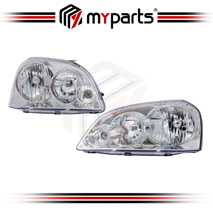 TYC Taiwan Chevrolet Optra Sedan 2003-2007 | Headlamp Head Lamp Head Light Head Light Front | Set LH Left Hand Side + RH Right Hand Side