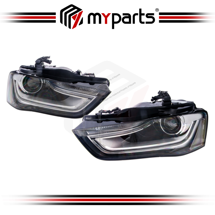 TYC Taiwan Audi A4 S4 B8 Facelift 2012~2015 | LED Headlamp Head Lamp Headlight Head Light Front | Set LH Left Hand Side + RH Right Hand Side