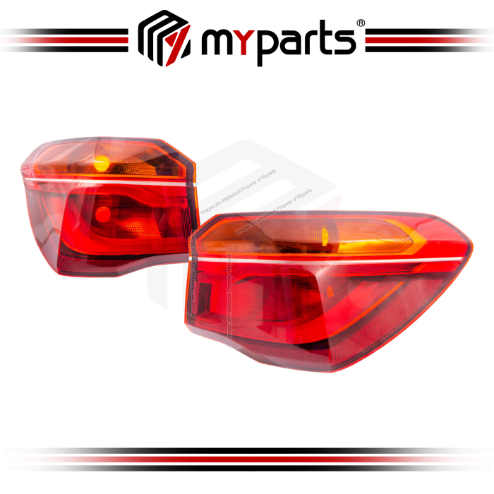 TYC Taiwan BMW X1 Pre-LCI F48 2015~2019 (With LED) Outer Taillamp Tail Lamp Tail Light Taillight Rear | Set LH Left Hand Side + RH Right Hand Side