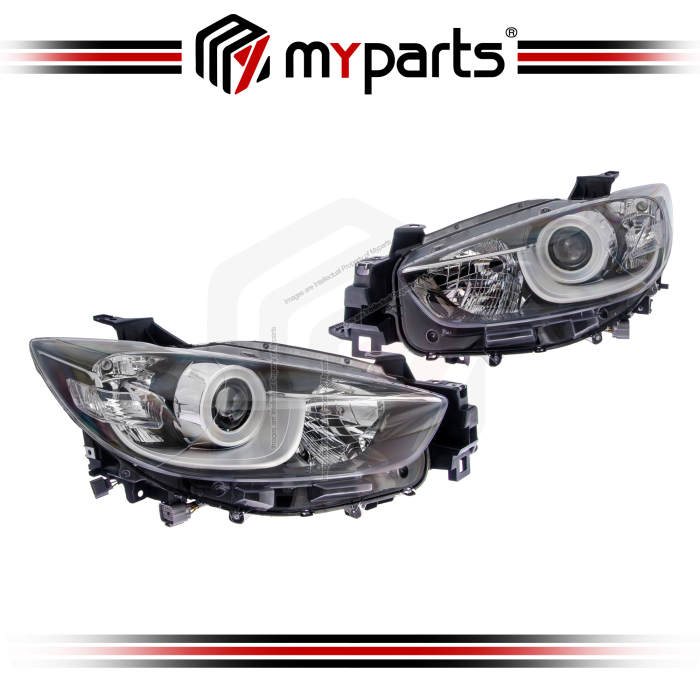 TYC Mazda CX-5 KE 2012~2017 | (Halogen Low Spec) Headlamp Head Lamp Headlight Head Light | Set LH Left Hand Side + RH Right Hand Side