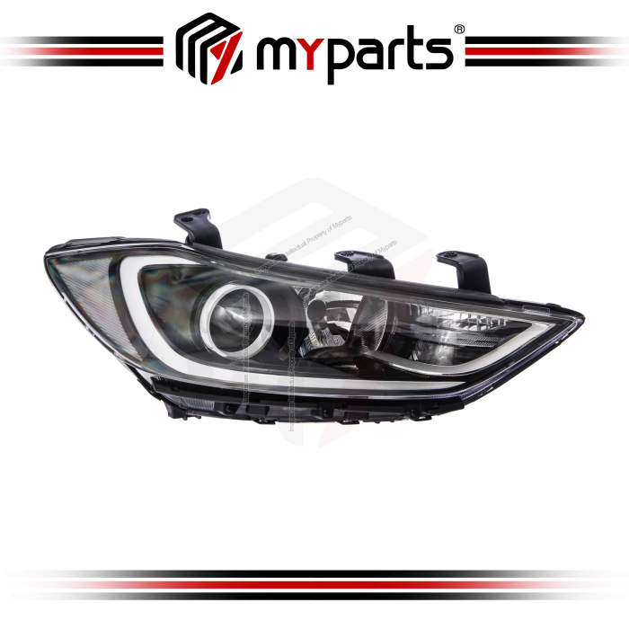 TYC Fits Hyundai Elantra 2.0 2016~2018 | (No DRL) Headlamp Head Lamp Front Headlight Head Light | RH Right Hand (Driver Side)
