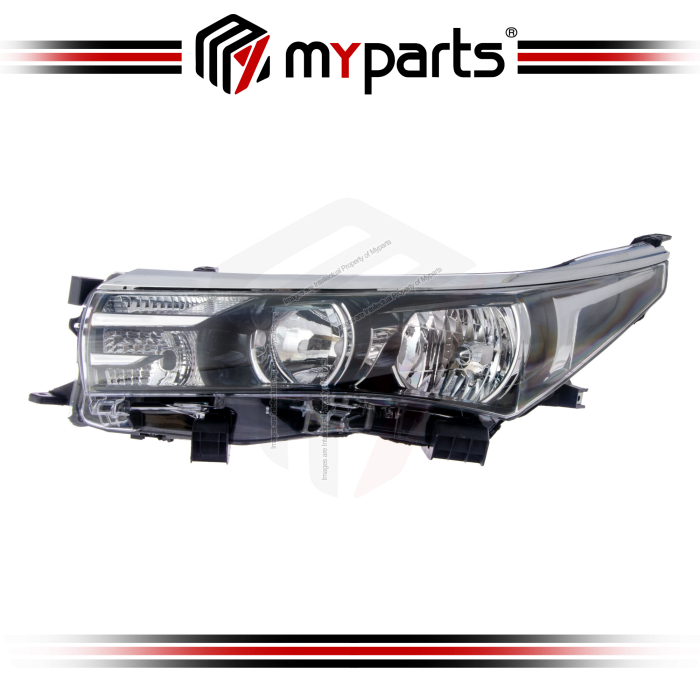 Myparts Fits Toyota Corolla Altis ZRE172 Sedan 2013~2016 | Headlight Head Light Front Lamp (No Projector No LED) | LH LHS Left Hand (Passenger Side)