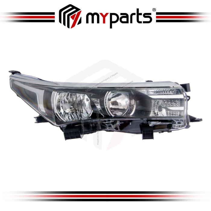 Myparts Fits Toyota Corolla Altis ZRE172 Sedan 2013~2016 | Headlight Head Light Front Lamp (No Projector No LED) | RH RHS Right Hand (Driver Side)