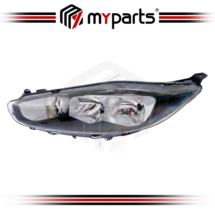 TYC Taiwan Ford Fiesta 2013~2016 (Smoke) Headlamp Head Lamp Headlight Head Light Front | LH Left Hand (Passenger Side)
