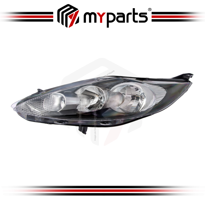 TYC Taiwan Ford Fiesta MK6 2008~2013 (Smoke) Headlamp Head Lamp Headlight Head Light Front | LH Left Hand (Passenger Side)