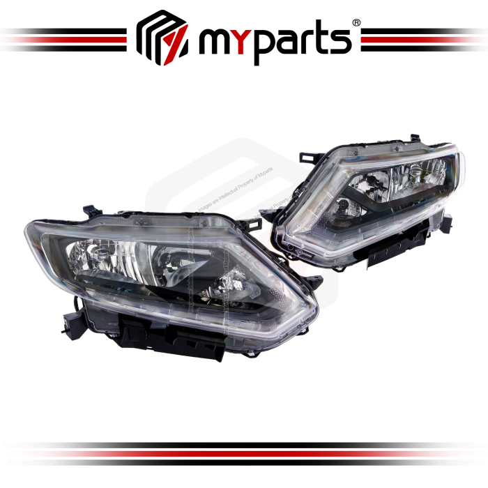 TYC Nissan XTrail T32 2.0L 2014~2019 | (No Projector) Headlamp Head Lamp Front Headlight Head Light | Set LH Left Hand Side + RH Right Hand Side