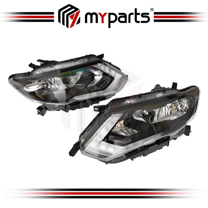 TYC Fits Nissan XTrail T32 2019~ Facelift (No Projector) Headlight Head Light Headlamp Head Lamp | Pair LH Left Hand + RH Right Hand