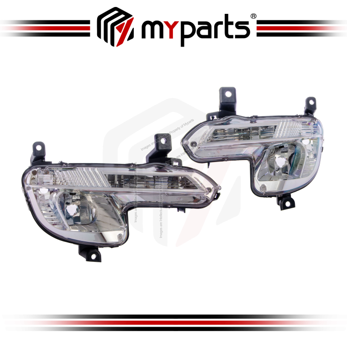 TYC Fits Peugeot 508 Pre-Facelift 2011~2015 Fog Lamp Fog Light Spot Driving Lamp | Set LH Left Hand Side + RH Right Hand Side