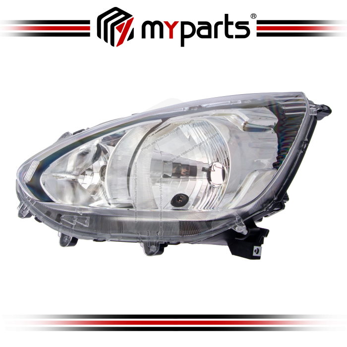 TYC Fits Mitsubishi Mirage A00 A03A 2012~2015 Headlamp Head Lamp Front Headlight Head Light | LH Left Hand (Passenger Side)