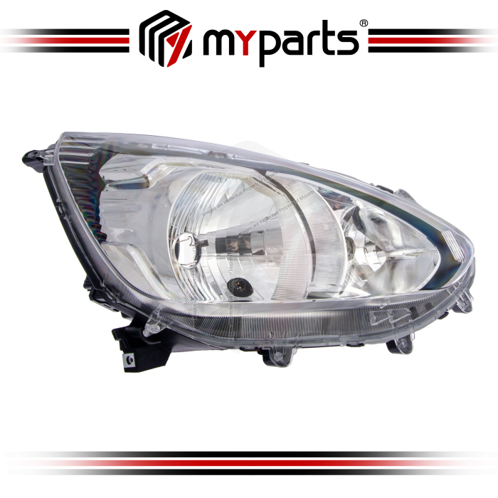 TYC Fits Mitsubishi Mirage A00 A03A 2012~2015 Headlamp Head Lamp Front Headlight Head Light | RH Right Hand (Driver Side)