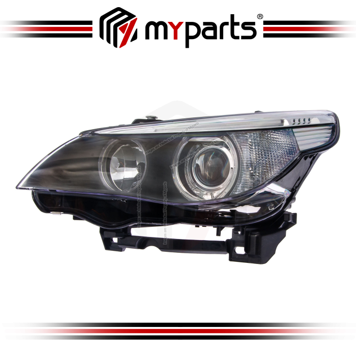 TYC Fits BMW 5 Series E60 2003~2007 Sedan Wagon | Headlight Head Light Front Lamp (HID Type) | LH LHS Left Hand (Passenger Side)