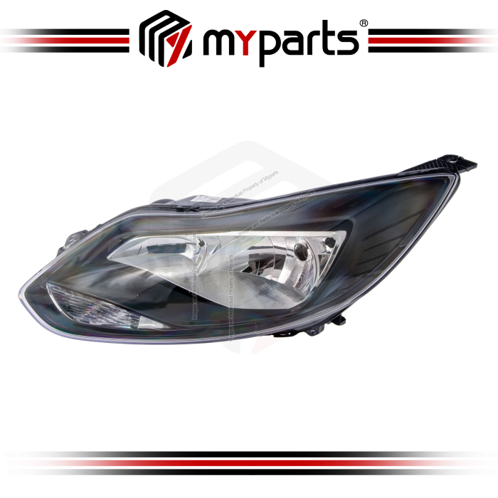 TYC Ford Focus MK3.0 2012~2014 | (Smoke) Headlamp Head Lamp Front Headlight Head Light | LH Left (Passenger Side)