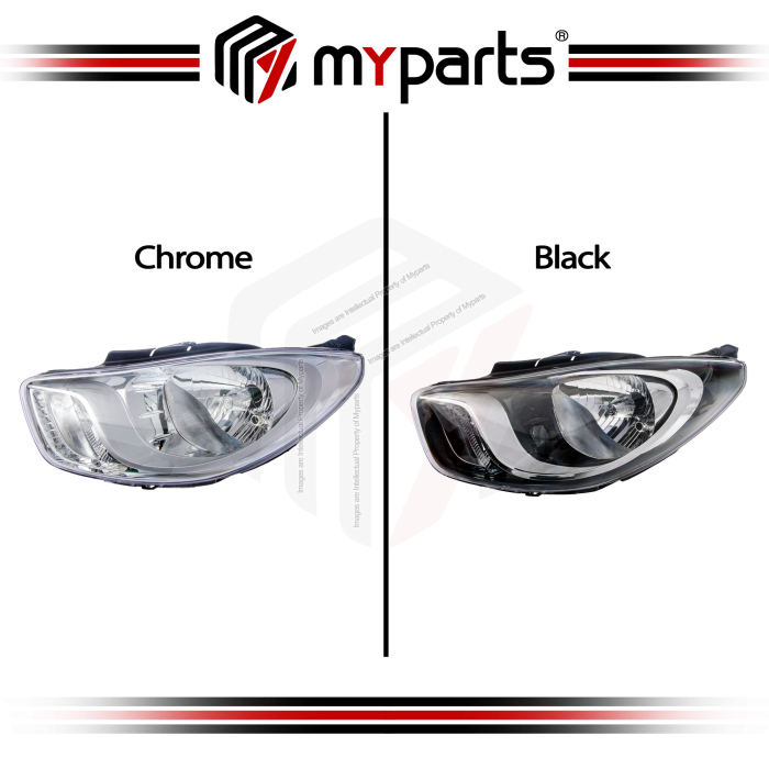Head Lamp (Black / Chrome) (VAR)
