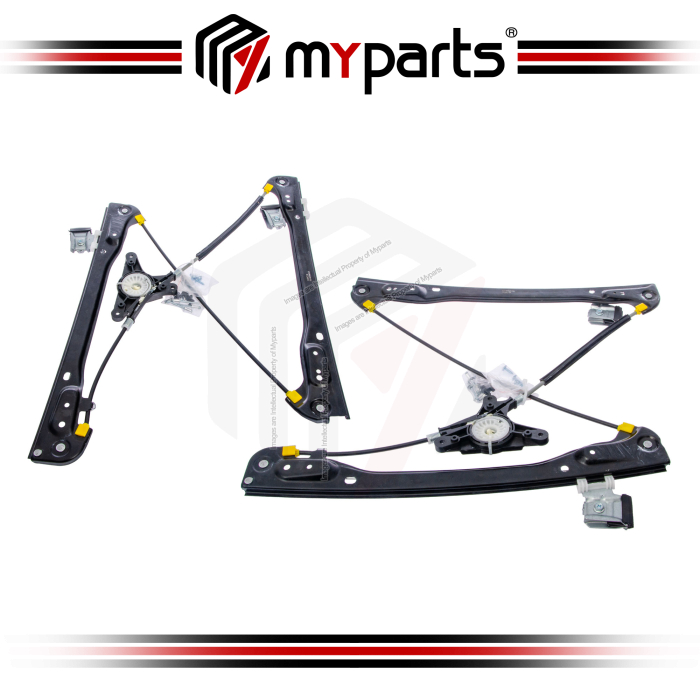 Myparts Fits Hyundai i30 FD 2007~2012 | FRONT (No Motor) Power Electric Window Gear Regulator | Front LH Left Hand Side + RH Right Hand Side