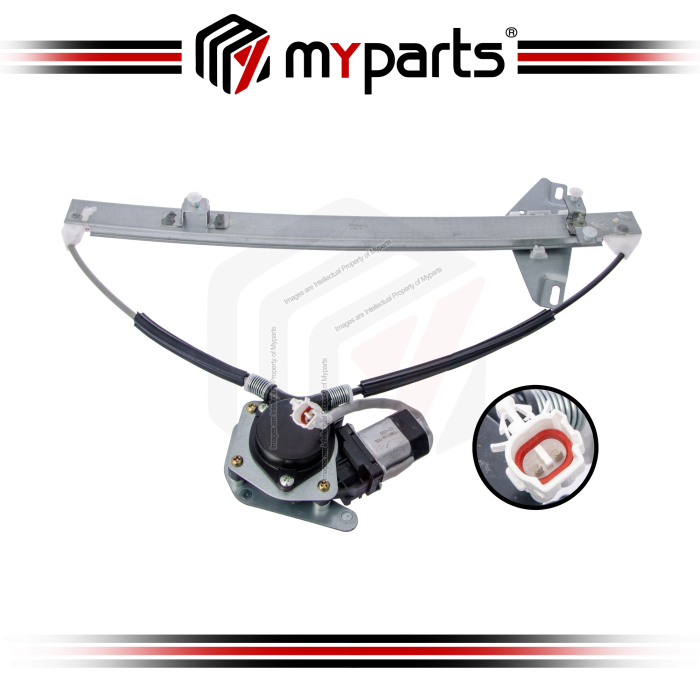 Door Window Regulator Front (4 Door, With Motor)