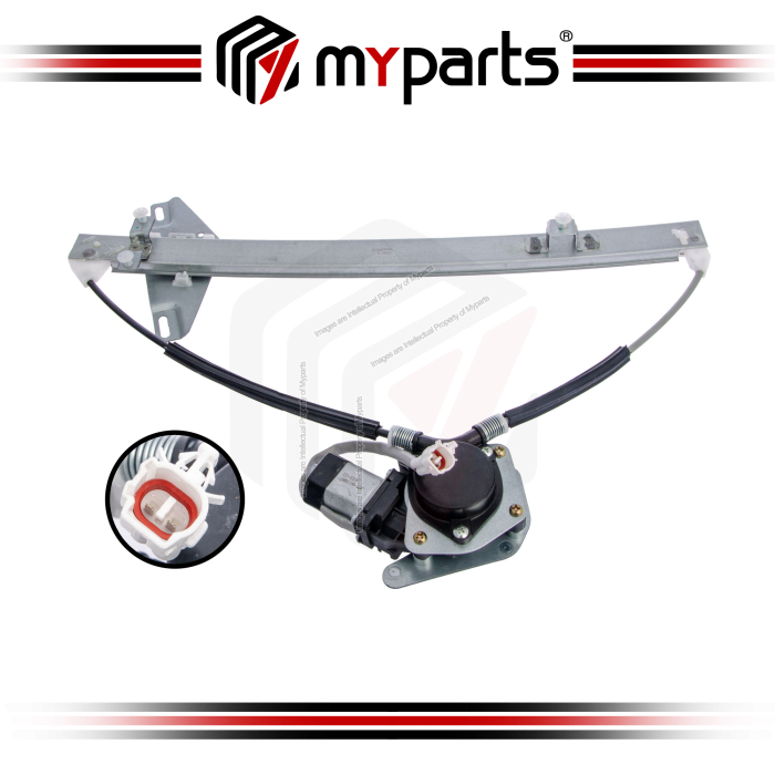 Door Window Regulator Front (4 Door, With Motor)