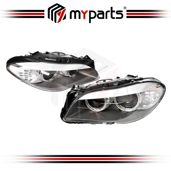 TYC Fits BMW 5 Series F10 F11 2010~2013 Sedan / Wagon | Headlight Head Light Front Lamp (Xenon, Non Adaptive) | LH LHS Left Hand (Passenger Side)
