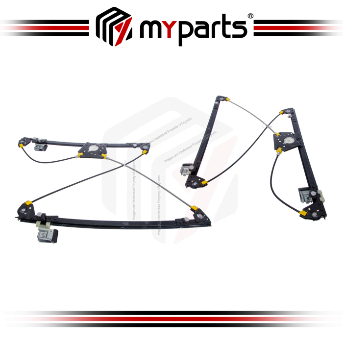 Myparts Fits BMW X3 F25 2010~2013 SUV | FRONT Electric Power Door Window Regulators (Without Motor) | Front Set LH Left Hand Side + RH Righ Hand Side