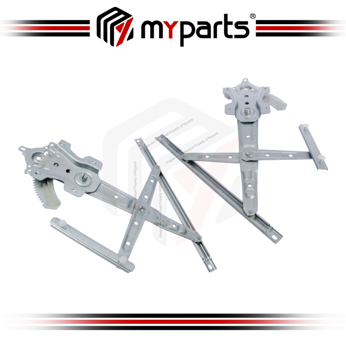 Myparts Fits Nissan Sylphy B17 2014~2017 | Rear (No Motor) Power Window Gear Regulator Door | Rear Set LH Left Hand Side + RH Right Hand Side