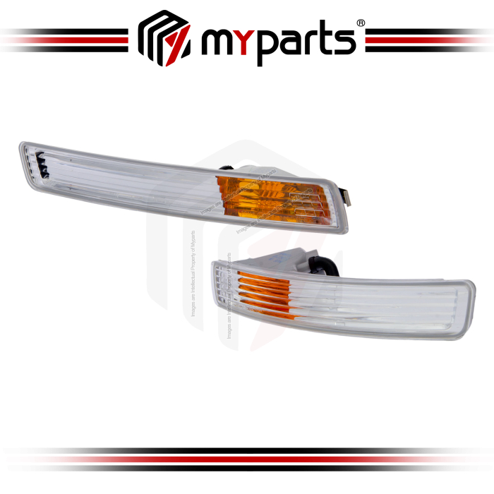 TYC VW Volkswagen Beetle 2005-2010 Front Bumper Signal Indicator Turn Lamp Light | Set LH Left Hand (Passenger) + RH Right Hand (Driver)