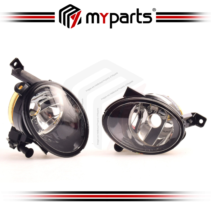 TYC Fits Volkswagen VW EOS 1F Series 2 2011-2013 | Fog Light Foglamp Lamp Spot Driving Light | Pair LH Left Hand + RH Right Hand