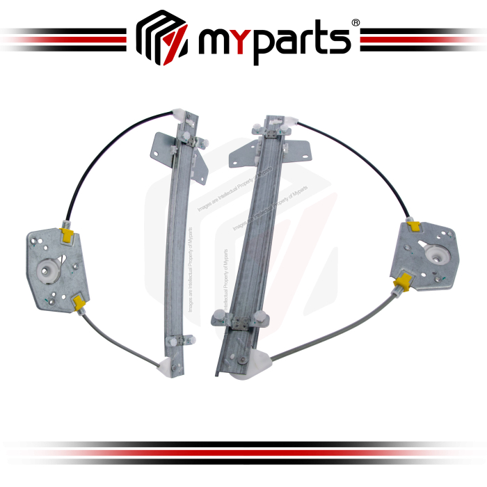 Myparts Kia Picanto TA Series 2011~2017 | Front (No Motor) Power Electric Window Gear Regulator Depan | Set LH Left Hand Side + RH Right Hand Side