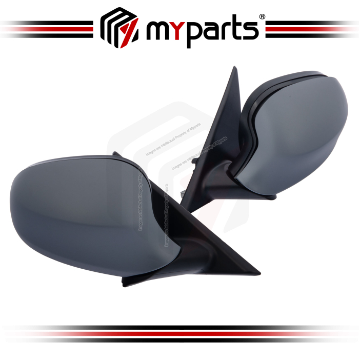 Myparts BMW 3 Series E90 E91 LCI Facelift 2008-2012 Power Heated Side Door Mirror Assembly | Pair LH Left Hand (Passenger) + RH Right Hand (Driver)
